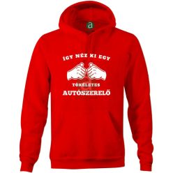 Így néz ki egy tökéletes autószerelőkapucnis pulóver