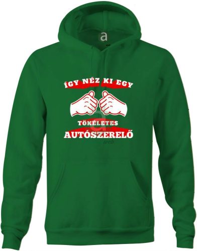 Így néz ki egy tökéletes autószerelőkapucnis pulóver