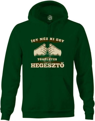 Így néz ki egy tökéletes hegesztő kapucnis pulóver