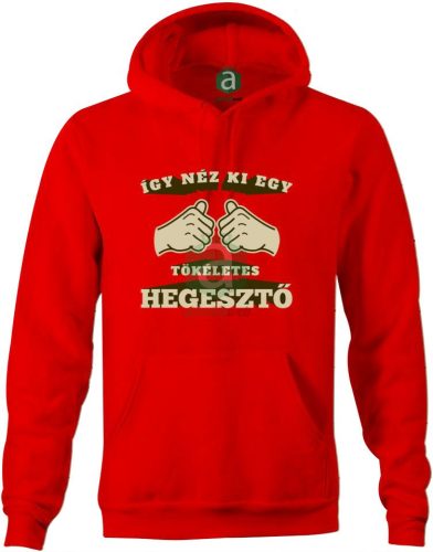 Így néz ki egy tökéletes hegesztő kapucnis pulóver