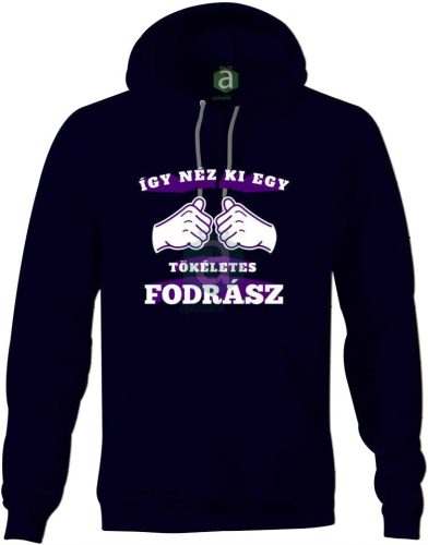Így néz ki egy tökéletes fodrász kapucnis pulóver