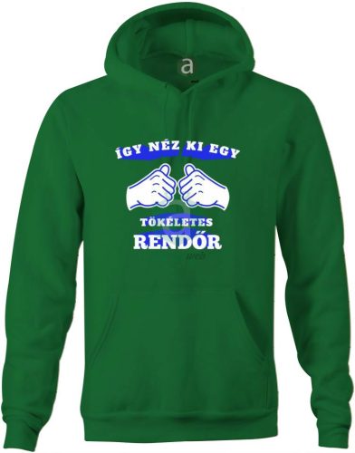 Így néz ki egy tökéletes rendőr kapucnis pulóver