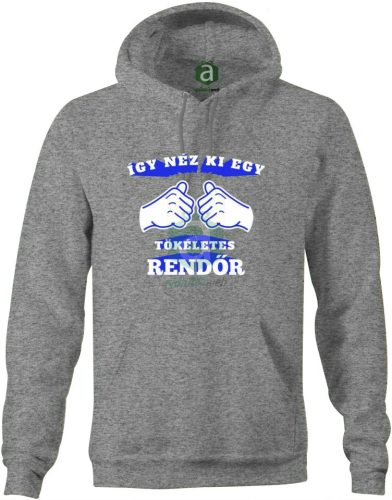 Így néz ki egy tökéletes rendőr kapucnis pulóver