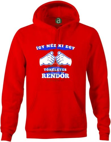 Így néz ki egy tökéletes rendőr kapucnis pulóver