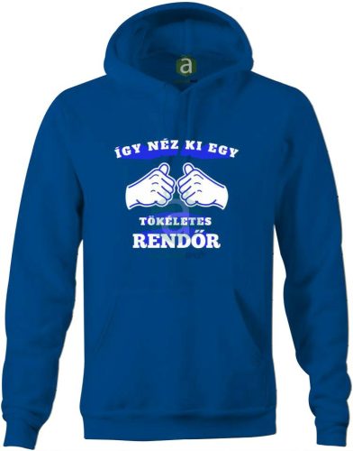 Így néz ki egy tökéletes rendőr kapucnis pulóver
