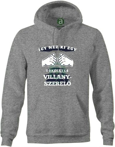 Így néz ki egy tökéletes villanyszerelő kapucnis pulóver