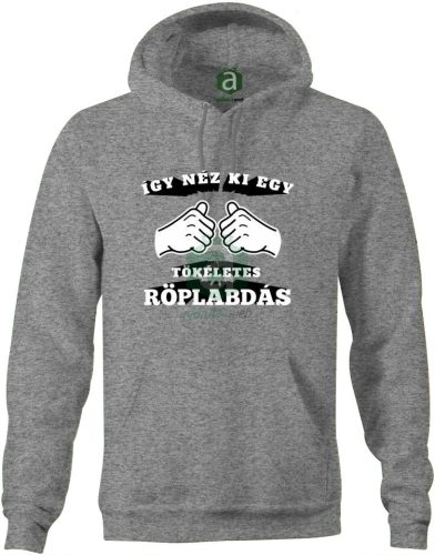 Így néz ki egy tökéletes röplabdás kapucnis pulóver