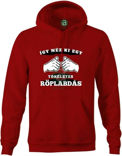 Így néz ki egy tökéletes röplabdás kapucnis pulóver
