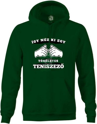 Így néz ki egy tökéletes teniszező kapucnis pulóver