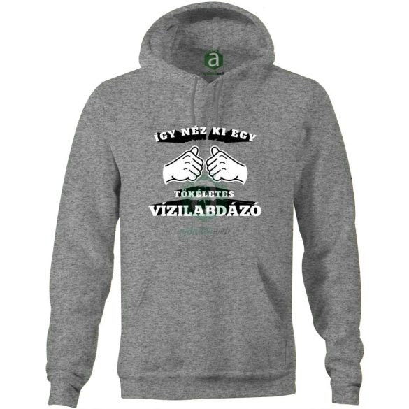 Így néz ki egy tökéletes vizilabdázó kapucnis pulóver