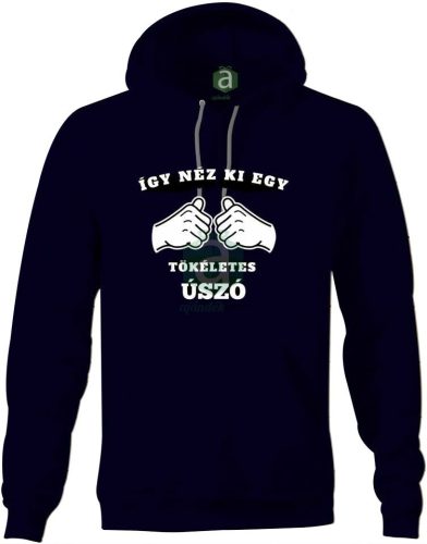 Így néz ki egy tökéletes úszó kapucnis pulóver