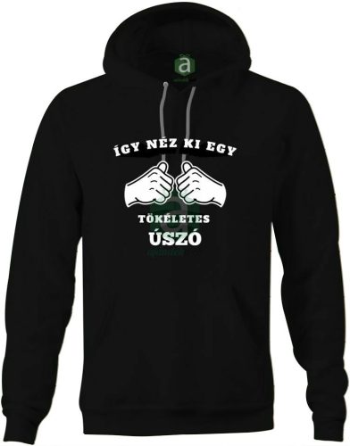 Így néz ki egy tökéletes úszó kapucnis pulóver