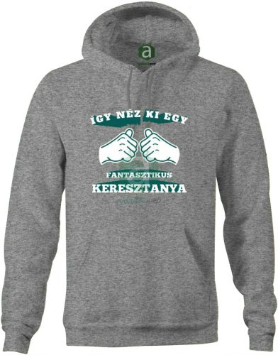 Így néz ki egy fantasztikus Keresztanya kapucnis pulóver