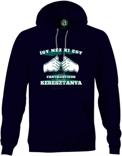 Így néz ki egy fantasztikus Keresztanya kapucnis pulóver