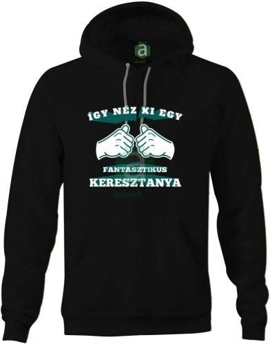 Így néz ki egy fantasztikus Keresztanya kapucnis pulóver