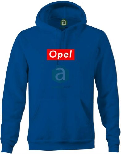 Opel supreme kapucnis pulóver