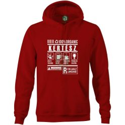 Kertész organic kapucnis pulóver