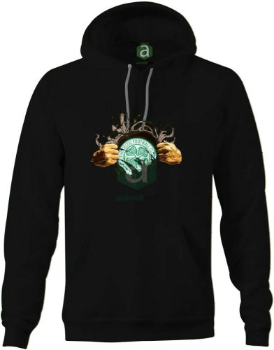 Celtic tépett kapucnis pulóver