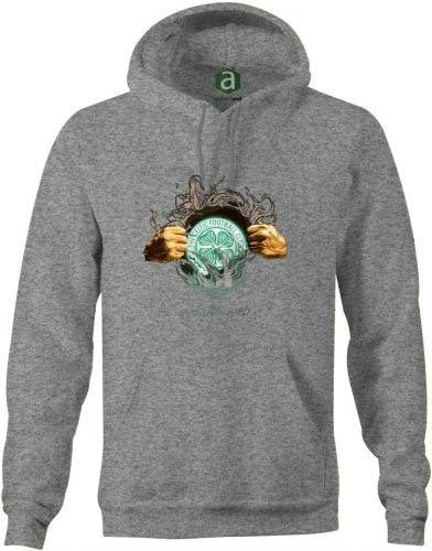 Celtic tépett kapucnis pulóver