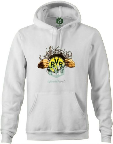 Dortmund tépett kapucnis pulóver