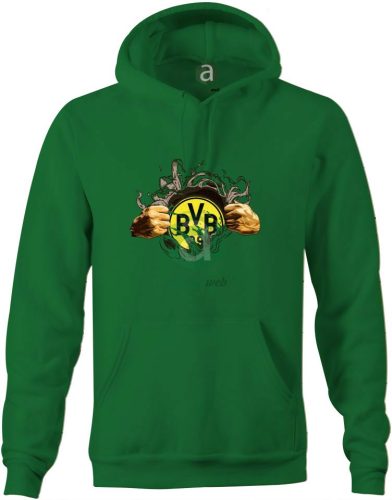 Dortmund tépett kapucnis pulóver