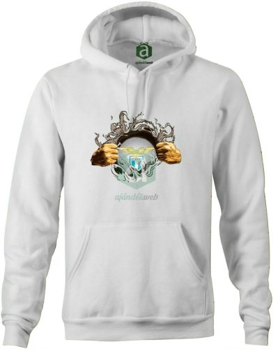 SS Lazio tépett kapucnis pulóver