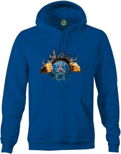 PSG tépett kapucnis pulóver