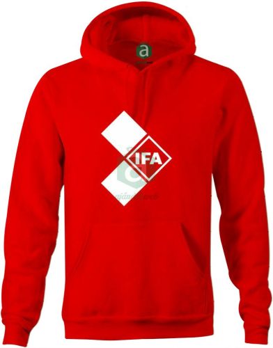 IFA logos kapucnis pulóver