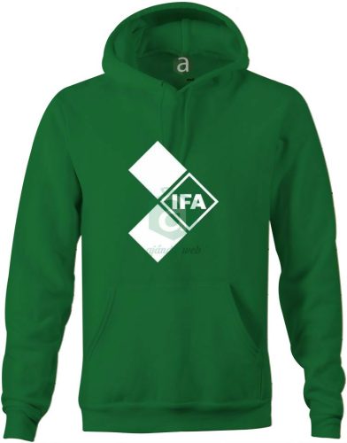 IFA logos kapucnis pulóver