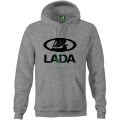 Lada logos kapucnis pulóver