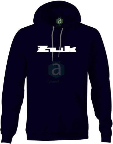 Zuk logos kapucnis pulóver