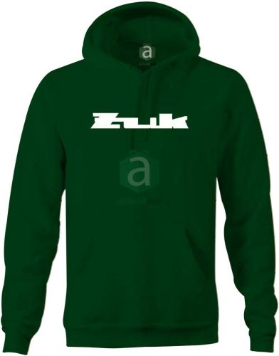 Zuk logos kapucnis pulóver