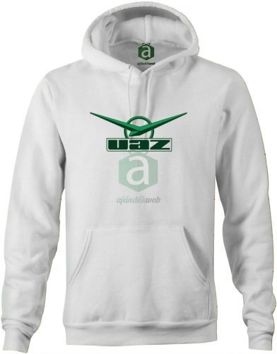 Uaz logos kapucnis pulóver
