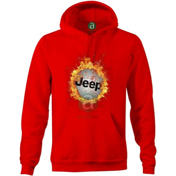 Jeep fire kapucnis pulóver