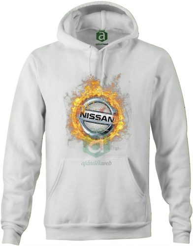 Nissan fire kapucnis pulóver