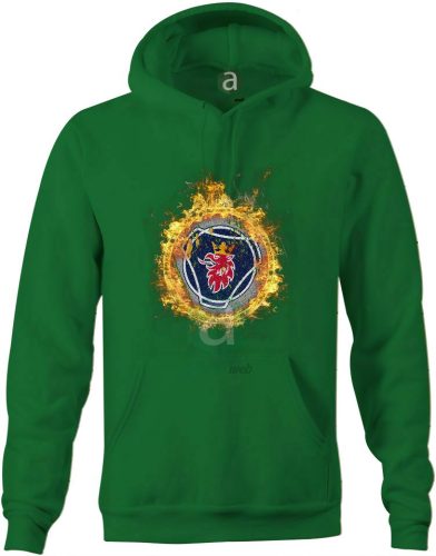 Scania fire kapucnis pulóver