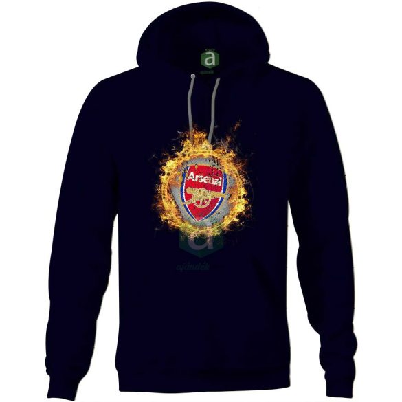 Arsenal fire kapucnis pulóver