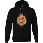 Arsenal fire kapucnis pulóver