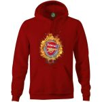 Arsenal fire kapucnis pulóver