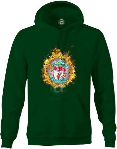 Liverpool fire kapucnis pulóver