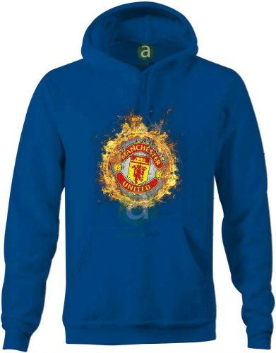 Manchester United fire kapucnis pulóver