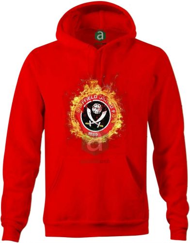 Sheffield United fire kapucnis pulóver