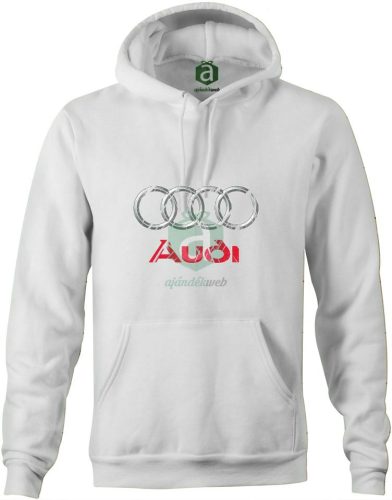 Audi karcolt kapucnis pulóver