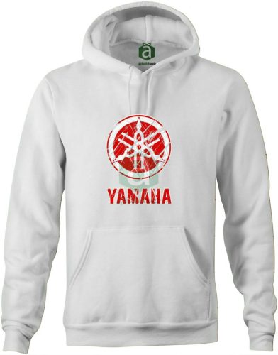 Yamaha karcolt kapucnis pulóver