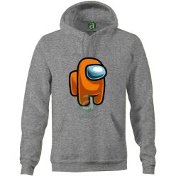 Narancs Impostor - Among Us kapucnis pulóver