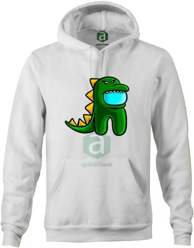 T-rex Impostor - Among Us kapucnis pulóver