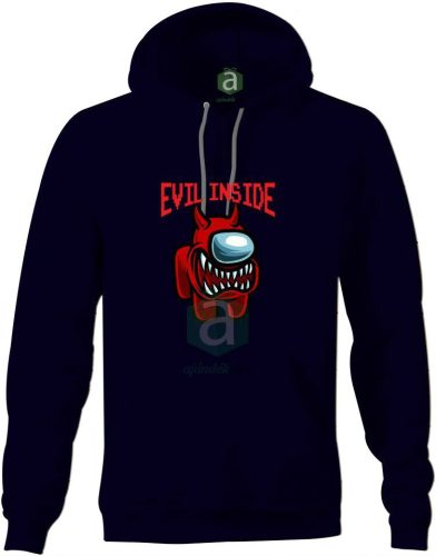 Evil Inside Impostor - Among Us kapucnis pulóver