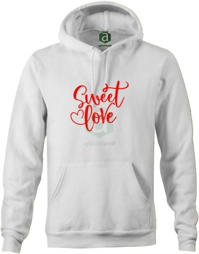 Sweet love kapucnis pulóver