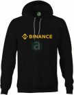 Binance kapucnis pulóver