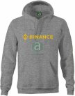 Binance kapucnis pulóver